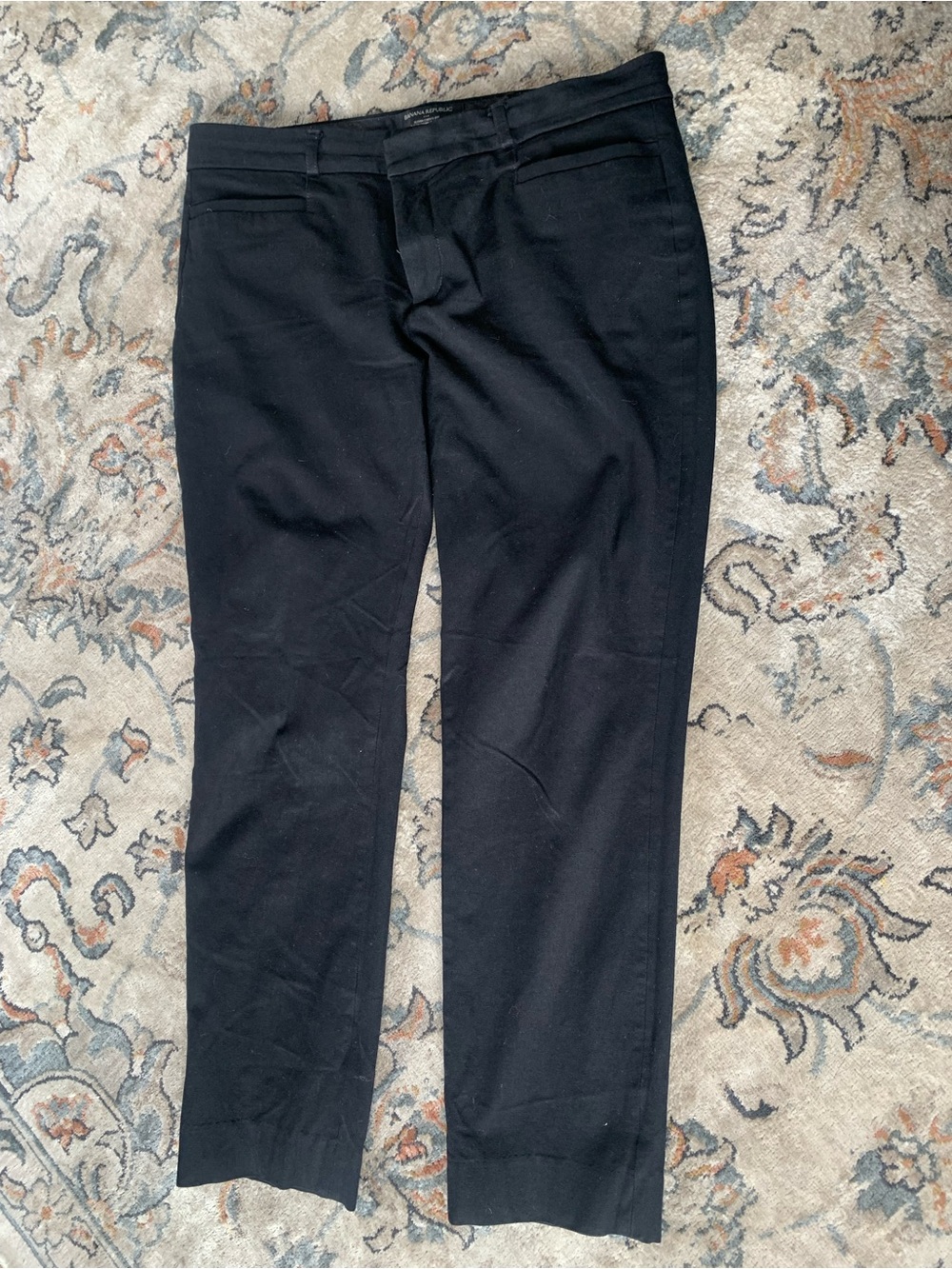 Banana Republic Black Sloan Curvy Fit Pants